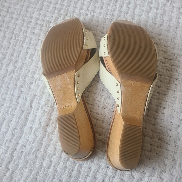 Coach Lee Women's White Slide Sandals Size 8.5 - Picture 11 of 12